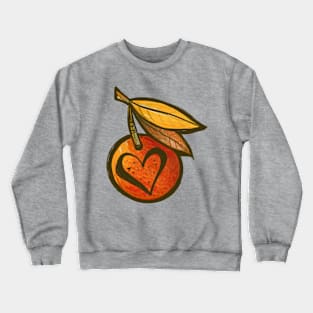 Heart d'Orange Cute Fruit Crewneck Sweatshirt